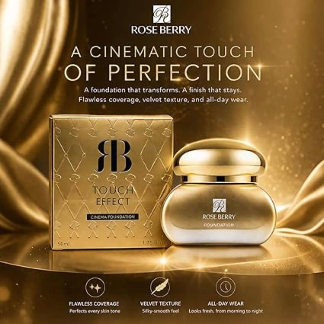 Fond de teint Rose Berry – Touch Effect Cinema Foundation 50 ml