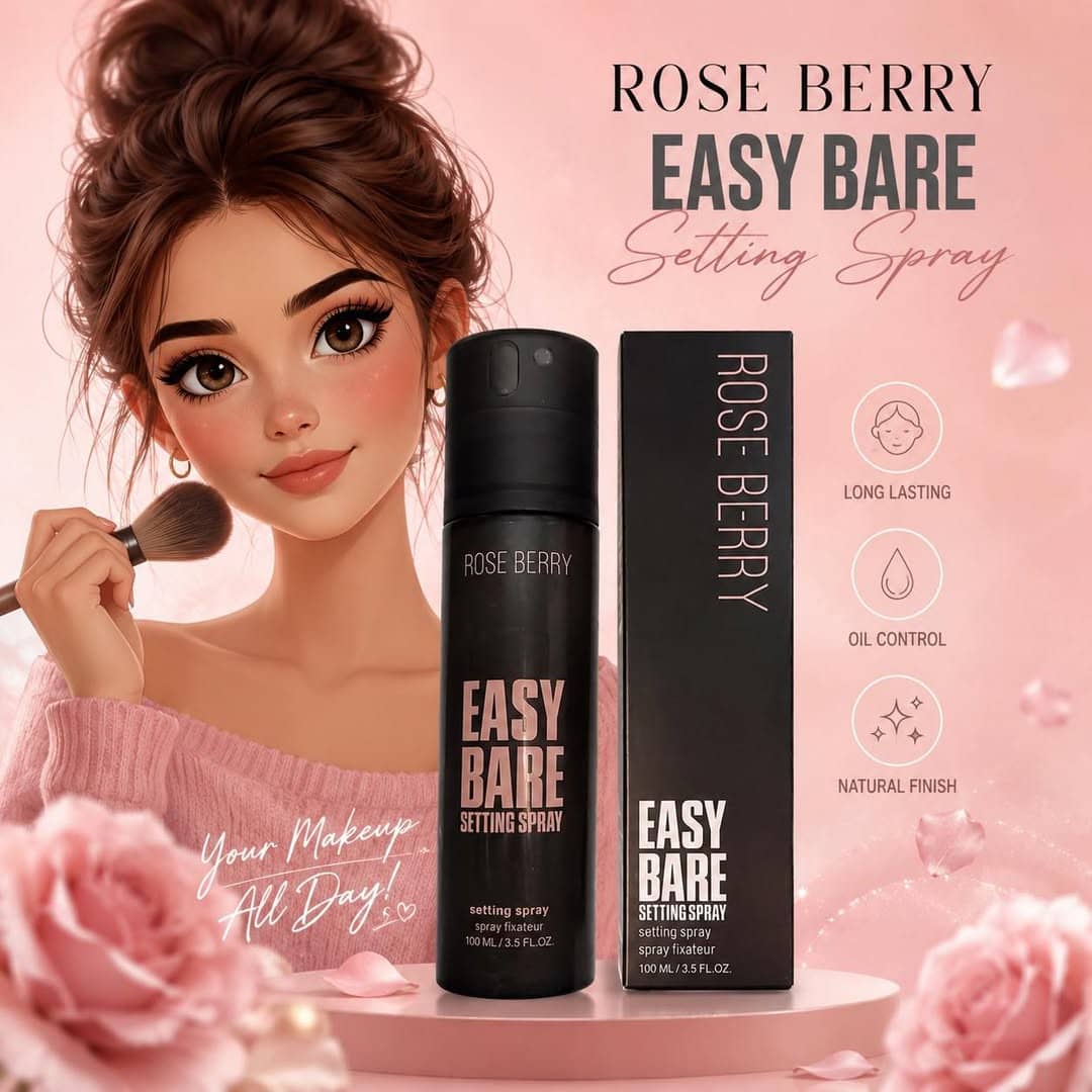 LE SPRAY FIXATEUR EASY BARE ROSE BERRY