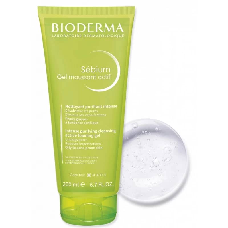 BIODERMA SEBIUM GEL MOUSSANT ACTIF 200 ML